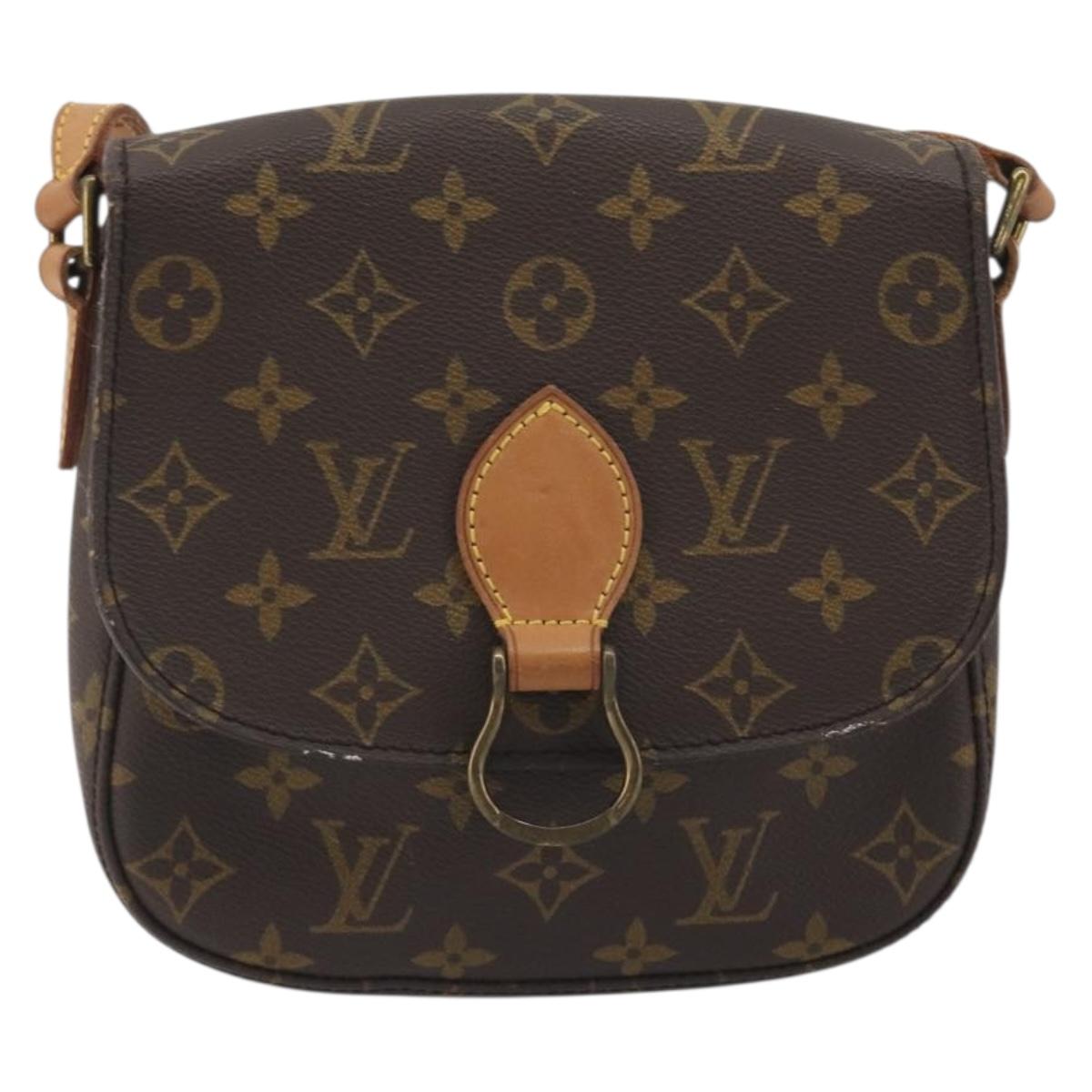 LOUIS VUITTON Monogram Saint Cloud MM Shoulder Bag M51243 LV Auth 196387A