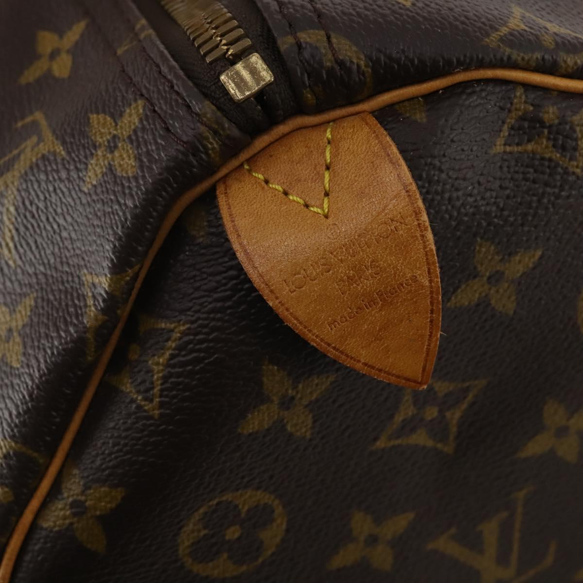 LOUIS VUITTON Monogram Keepall 55 Boston Bag M41424 LV Auth 196393A