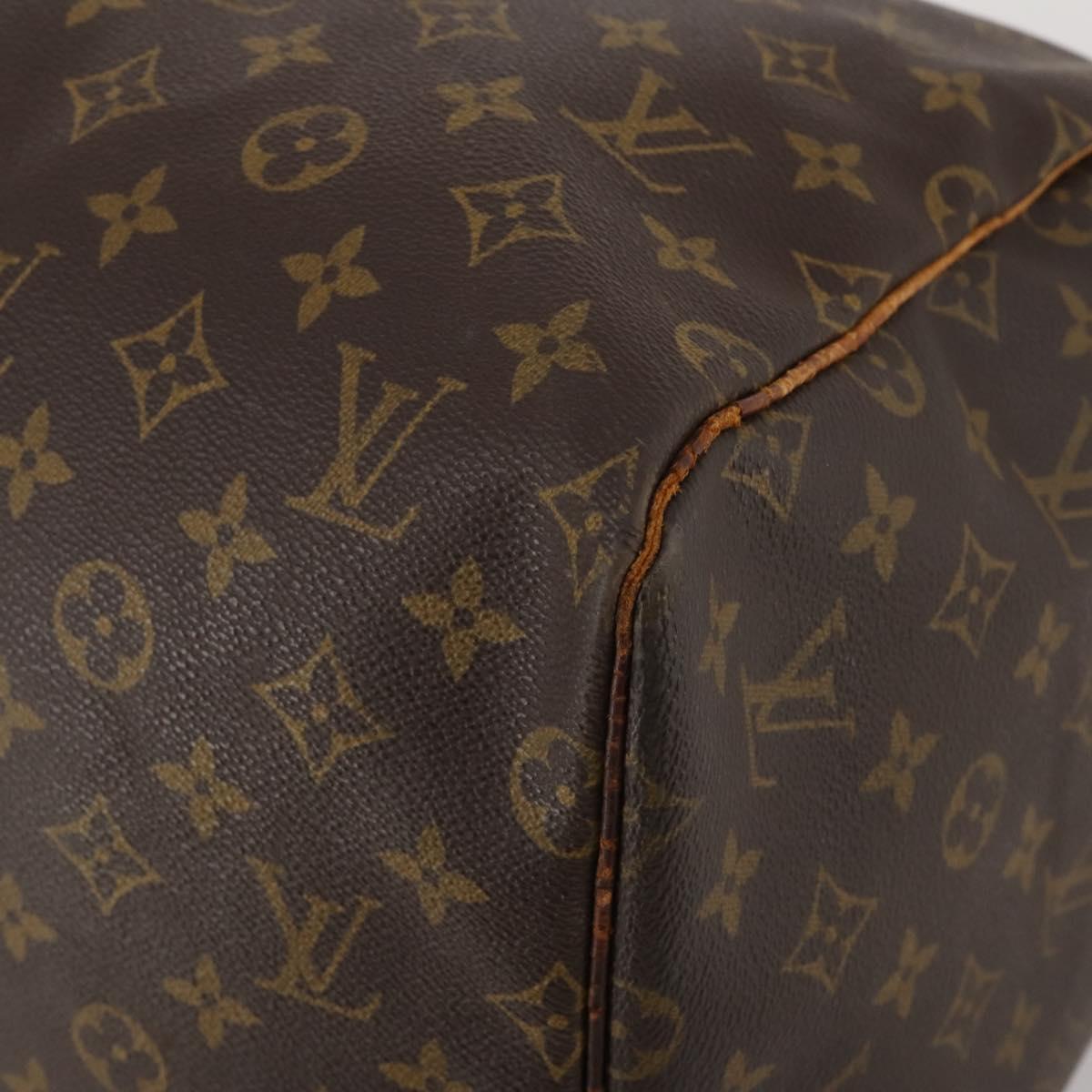 LOUIS VUITTON Monogram Keepall 55 Boston Bag M41424 LV Auth 196394
