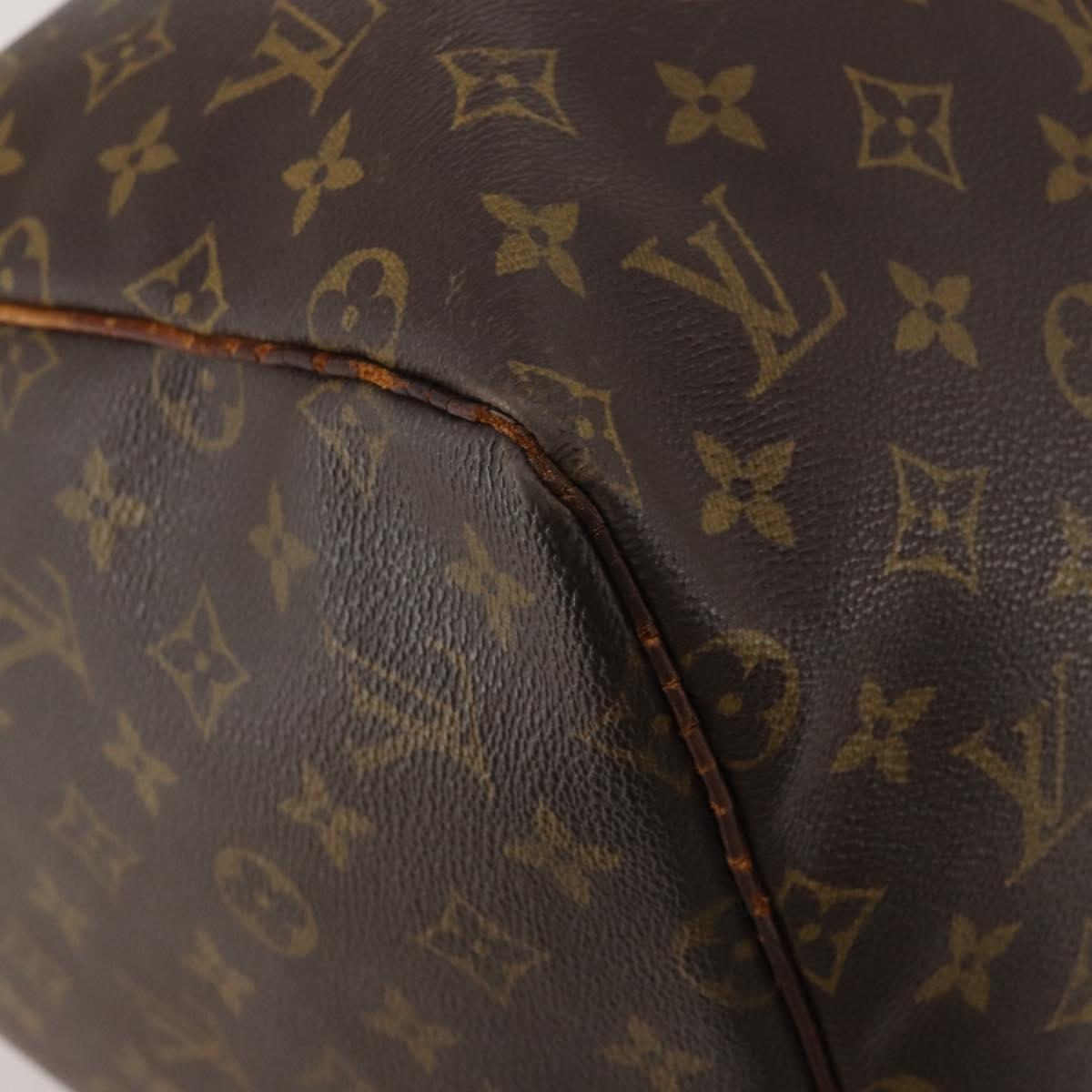 LOUIS VUITTON Monogram Keepall 55 Boston Bag M41424 LV Auth 196394