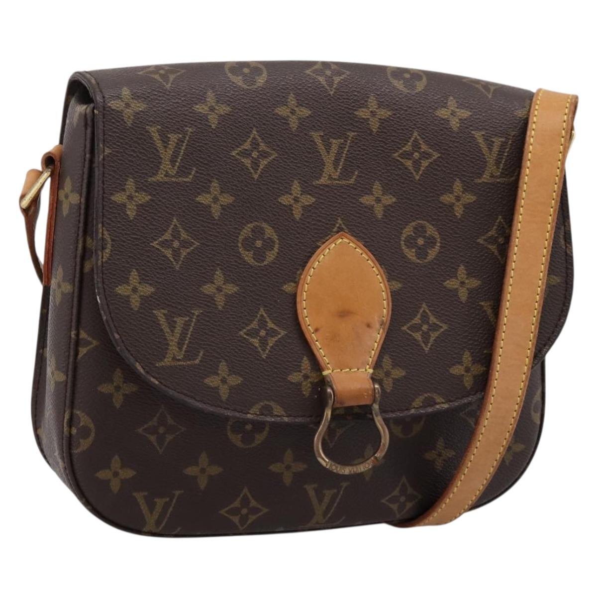 LOUIS VUITTON Monogram Saint Cloud GM Shoulder Bag M51242 LV Auth 196405A