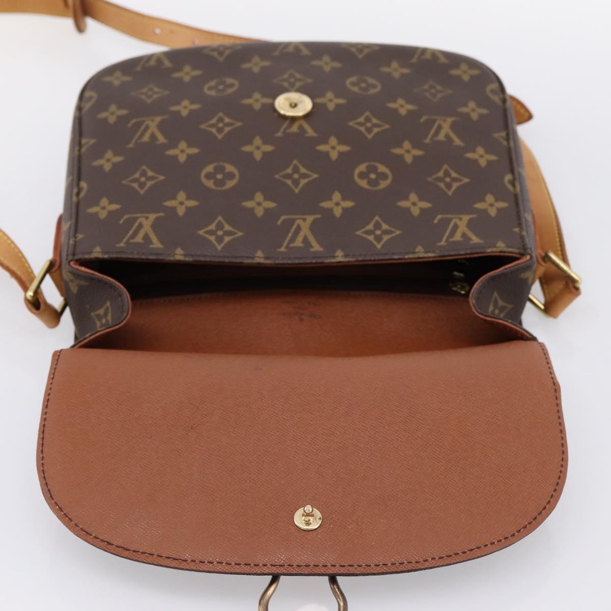 LOUIS VUITTON Monogram Saint Cloud GM Shoulder Bag M51242 LV Auth 196405A