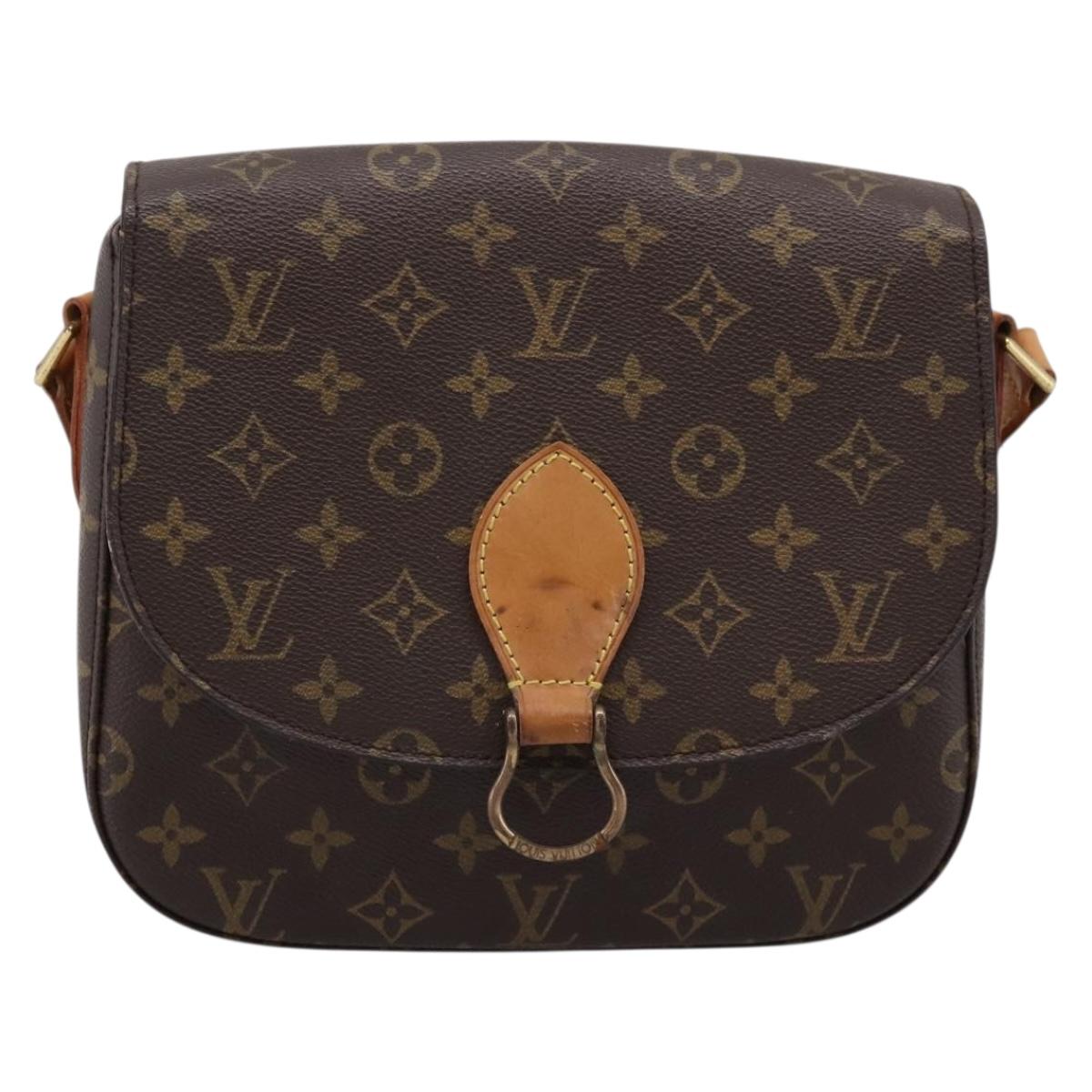 LOUIS VUITTON Monogram Saint Cloud GM Shoulder Bag M51242 LV Auth 196405A