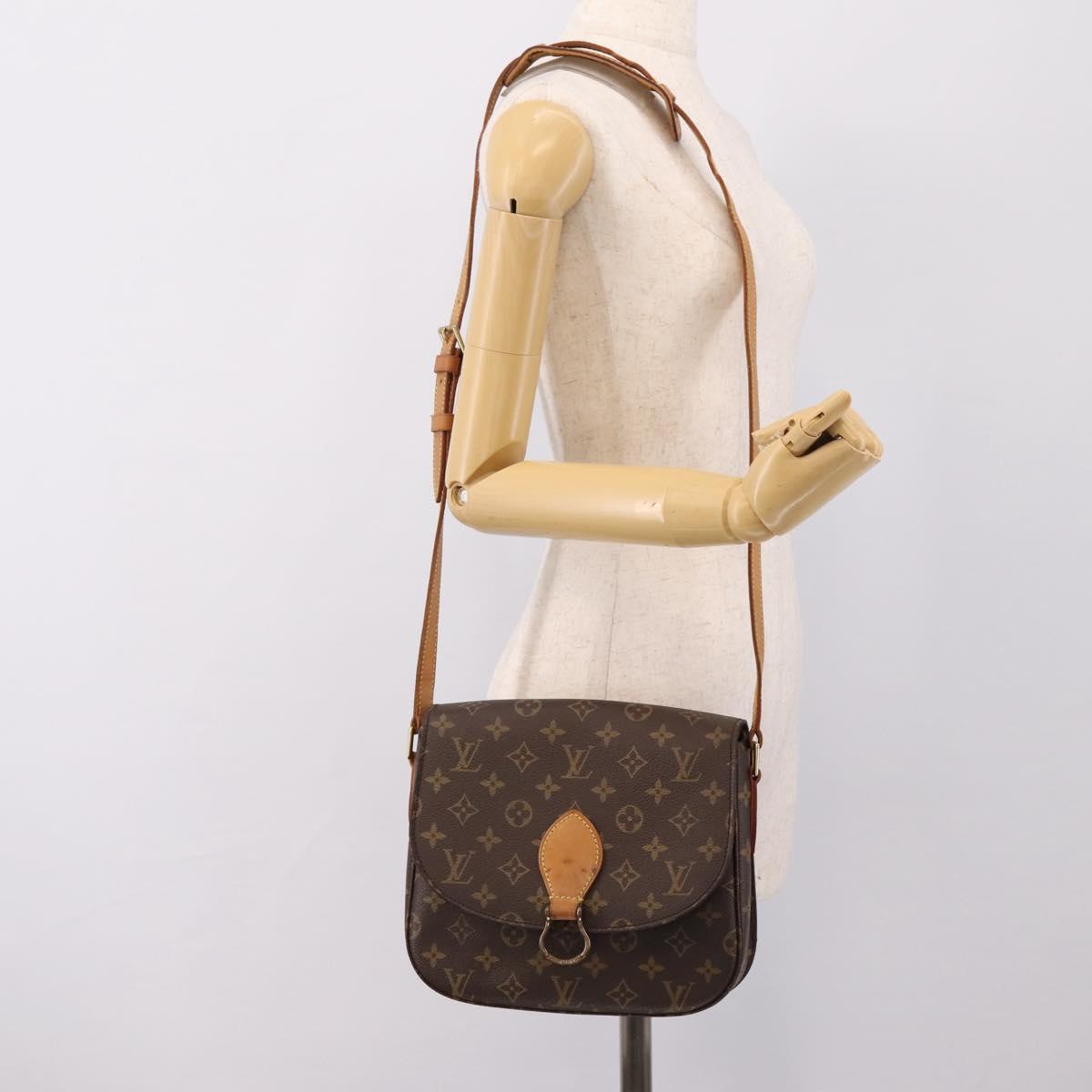 LOUIS VUITTON Monogram Saint Cloud GM Shoulder Bag M51242 LV Auth 196405A