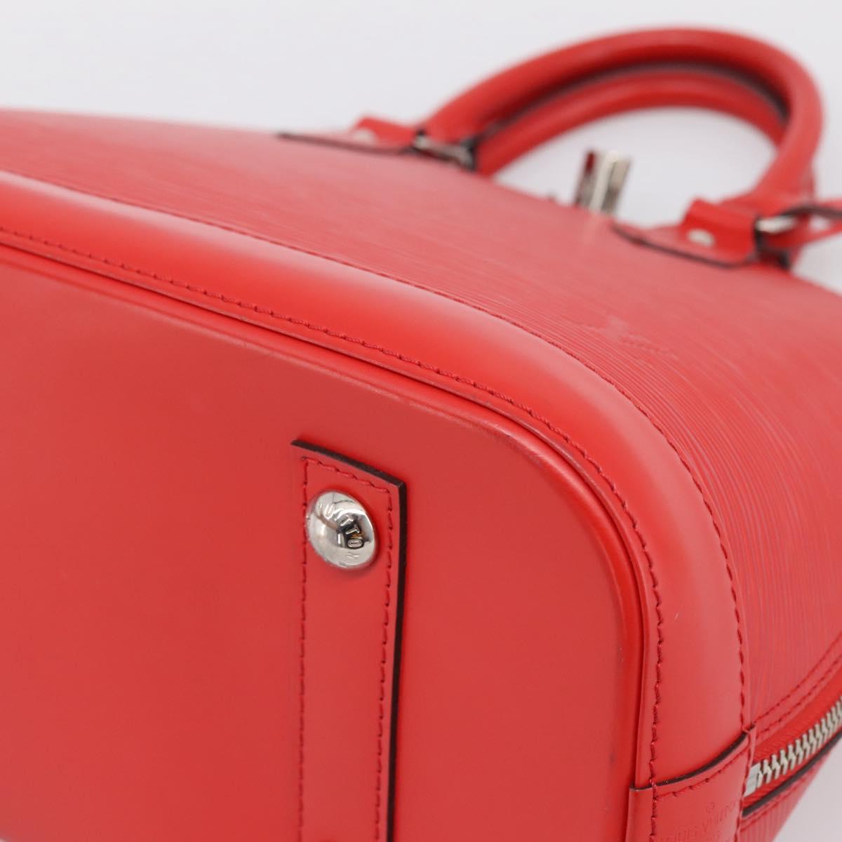LOUIS VUITTON Epi Alma PM Hand Bag Red Coklico M41154 LV Auth 196411V