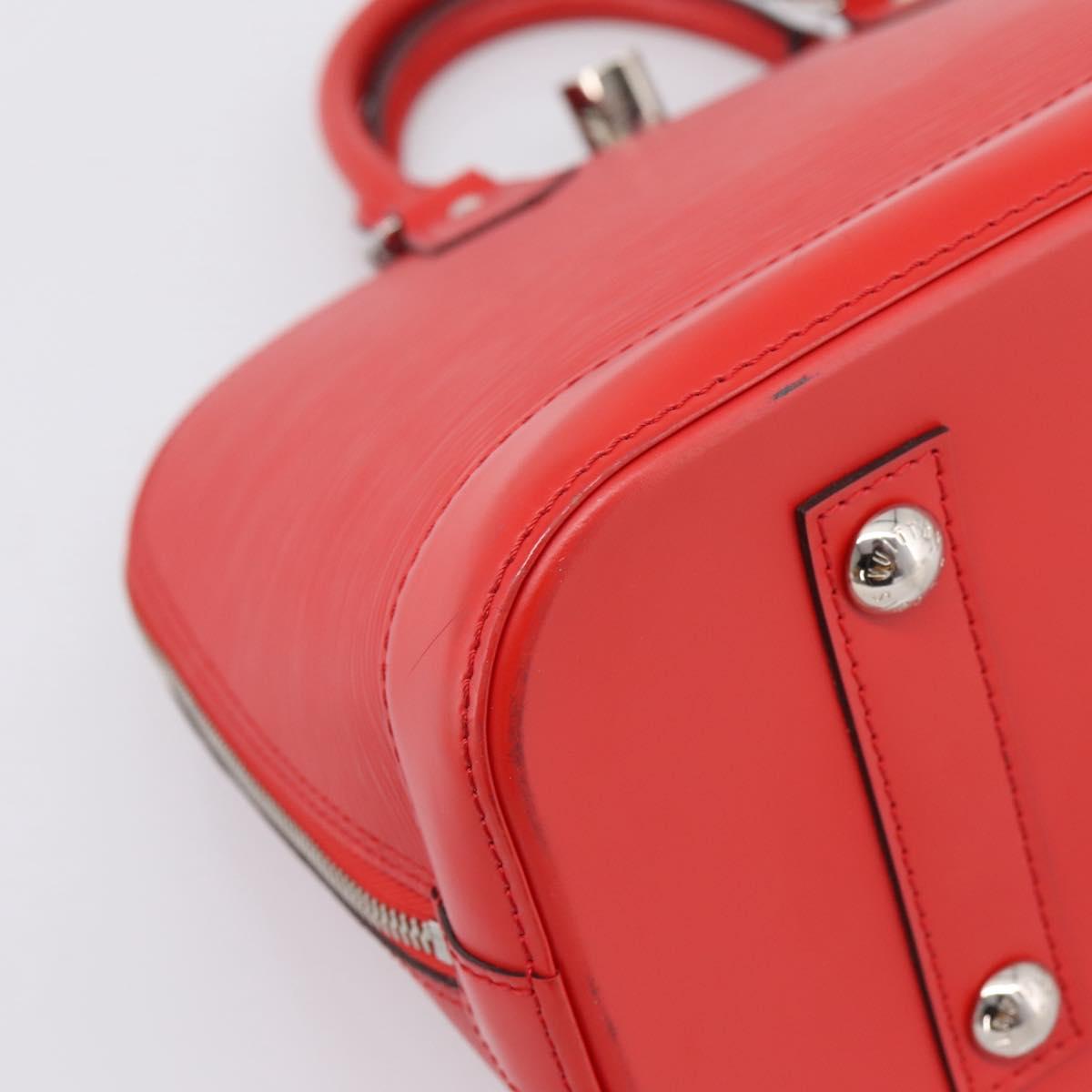 LOUIS VUITTON Epi Alma PM Hand Bag Red Coklico M41154 LV Auth 196411V