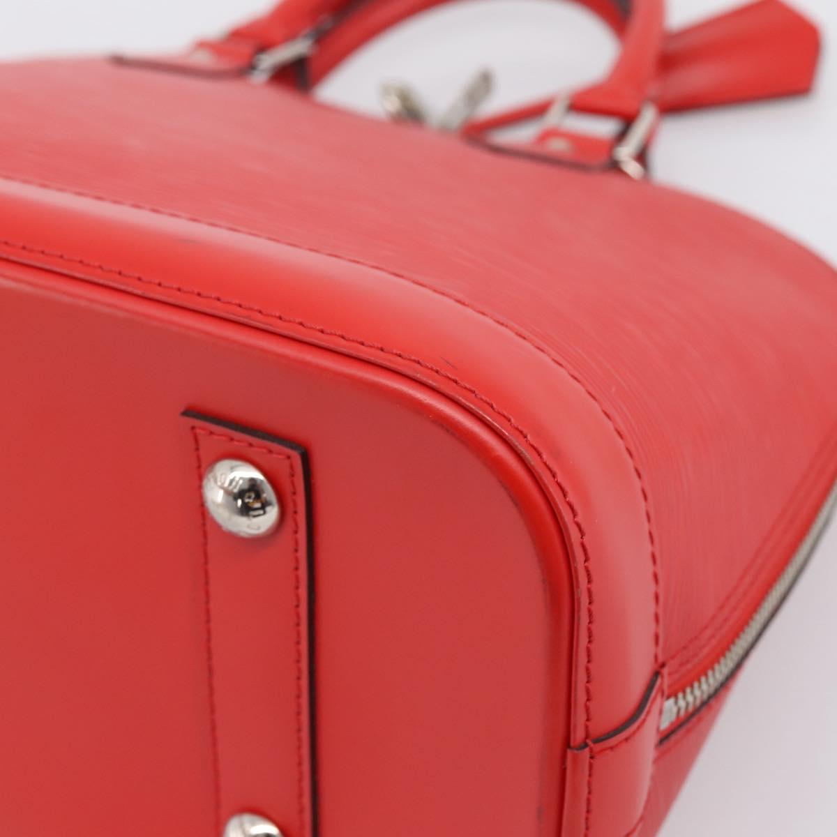 LOUIS VUITTON Epi Alma PM Hand Bag Red Coklico M41154 LV Auth 196411V