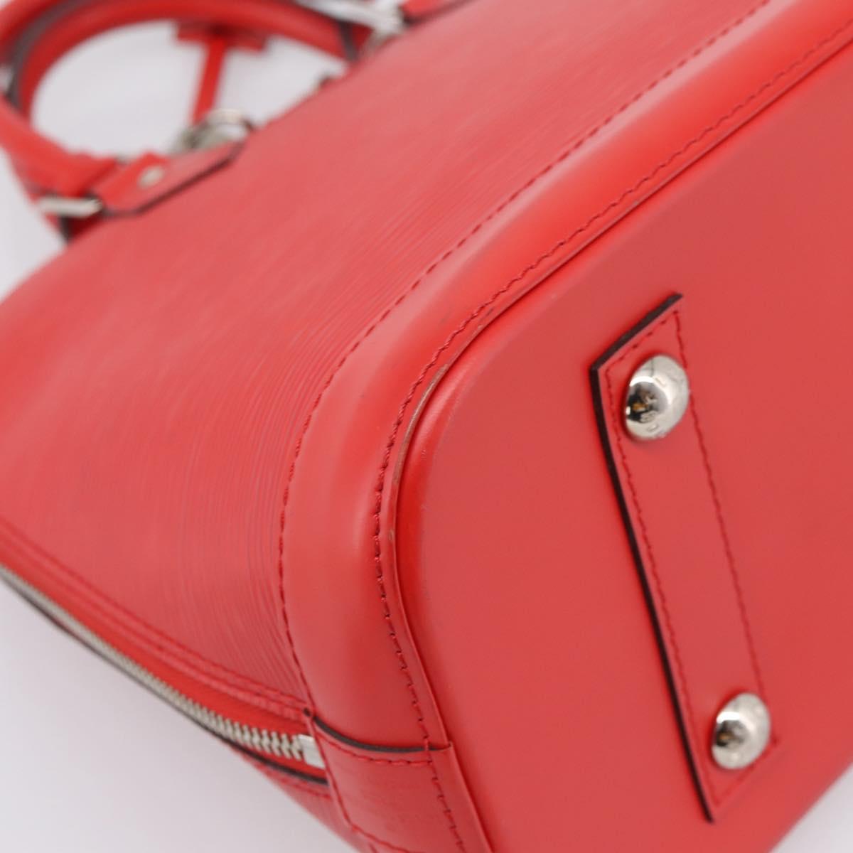 LOUIS VUITTON Epi Alma PM Hand Bag Red Coklico M41154 LV Auth 196411V