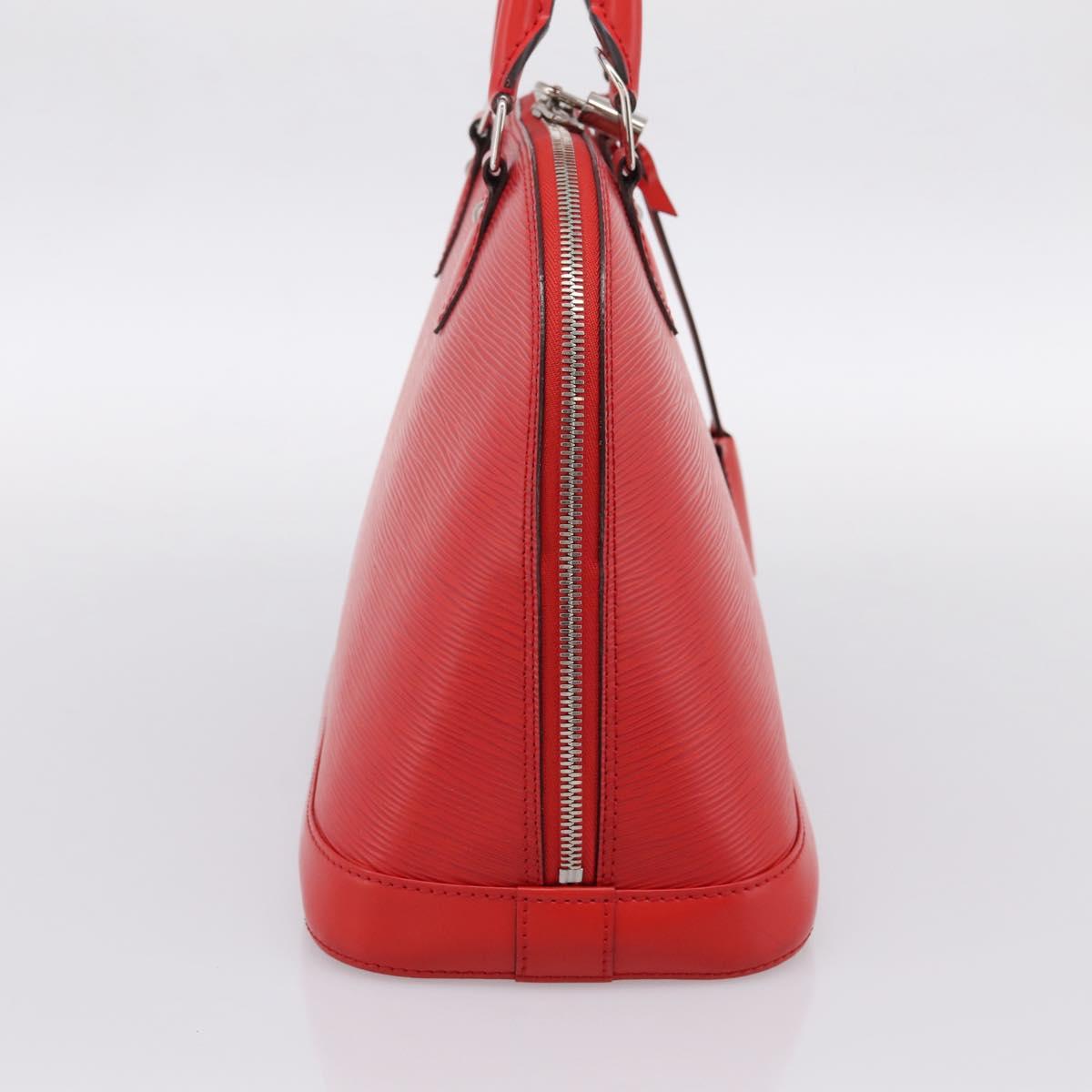 LOUIS VUITTON Epi Alma PM Hand Bag Red Coklico M41154 LV Auth 196411V