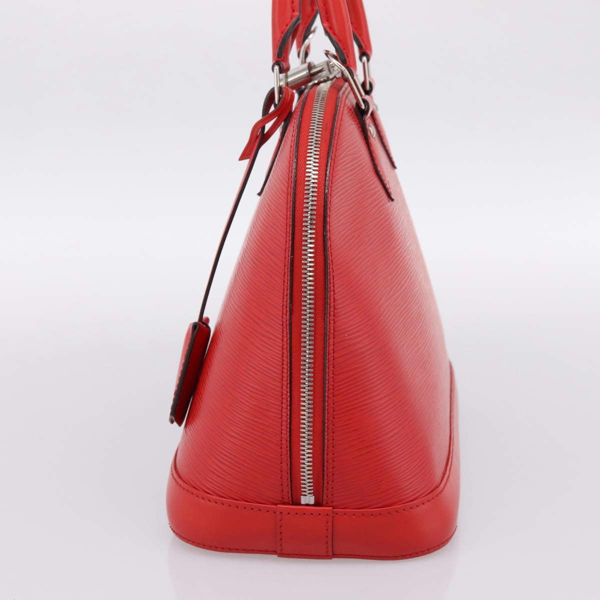 LOUIS VUITTON Epi Alma PM Hand Bag Red Coklico M41154 LV Auth 196411V