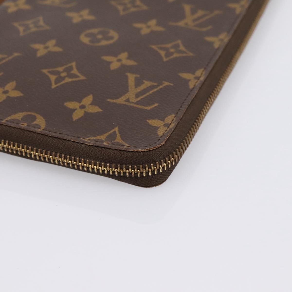LOUIS VUITTON Monogram Organizer De Voyage Travel Case M60119 LV Auth 196414