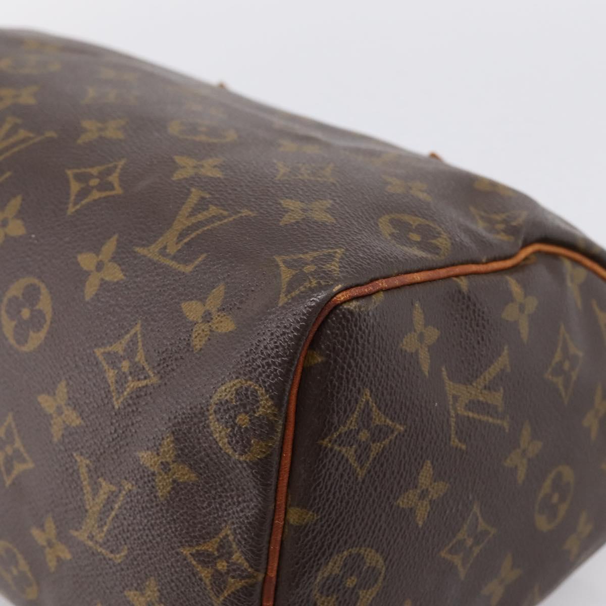LOUIS VUITTON Monogram Speedy 25 Hand Bag M41528 LV Auth 196417