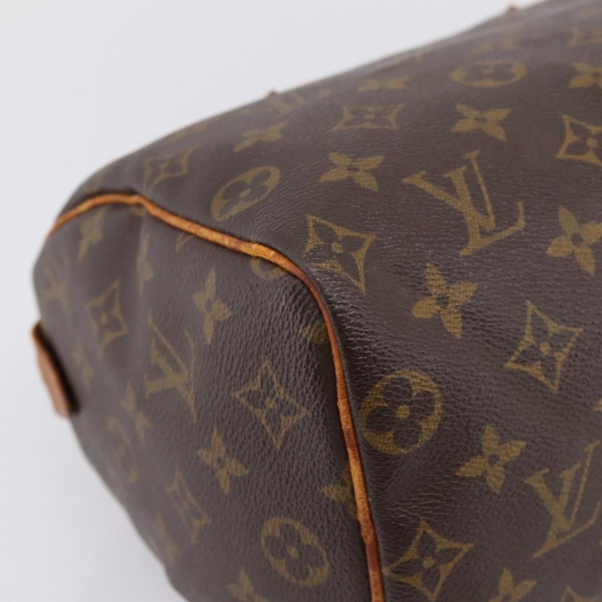LOUIS VUITTON Monogram Speedy 25 Hand Bag M41528 LV Auth 196417