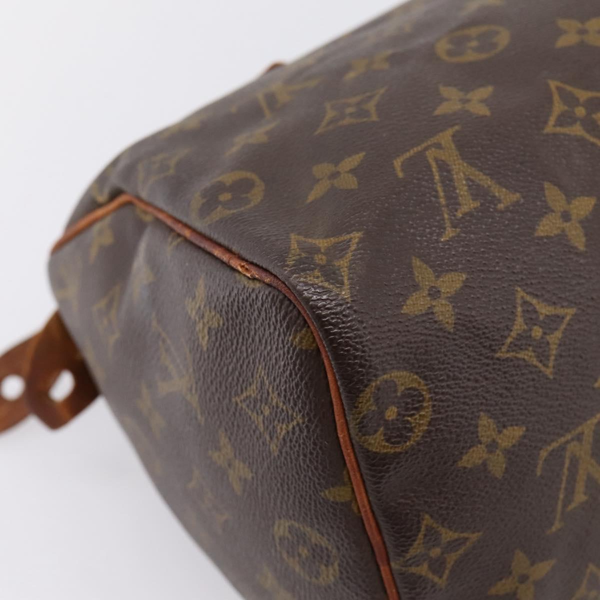 LOUIS VUITTON Monogram Speedy 25 Hand Bag M41528 LV Auth 196417