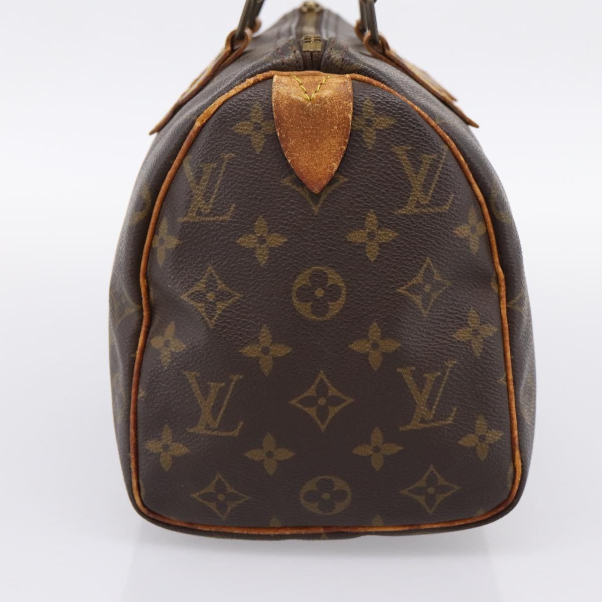 LOUIS VUITTON Monogram Speedy 25 Hand Bag M41528 LV Auth 196417