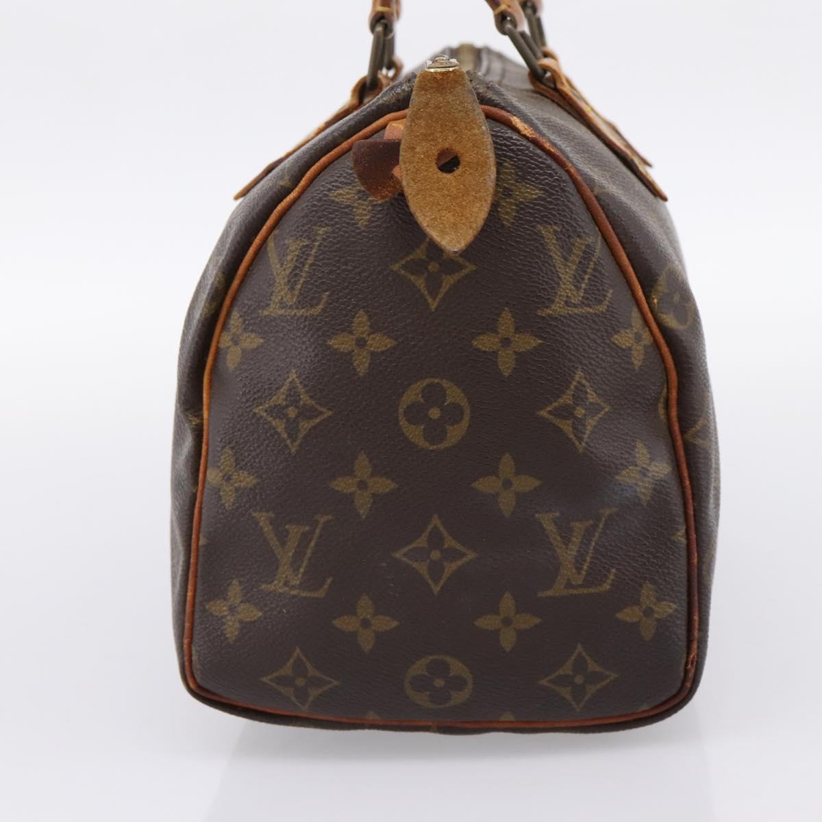 LOUIS VUITTON Monogram Speedy 25 Hand Bag M41528 LV Auth 196417