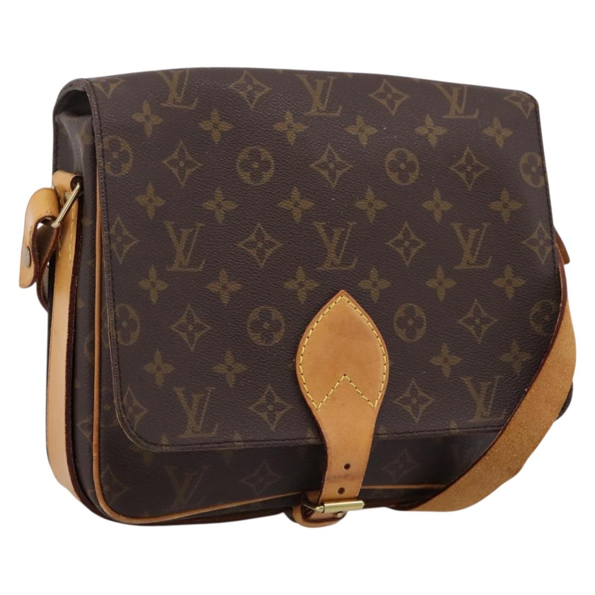LOUIS VUITTON Monogram Cartouchiere GM Shoulder Bag M51252 LV Auth 196418A