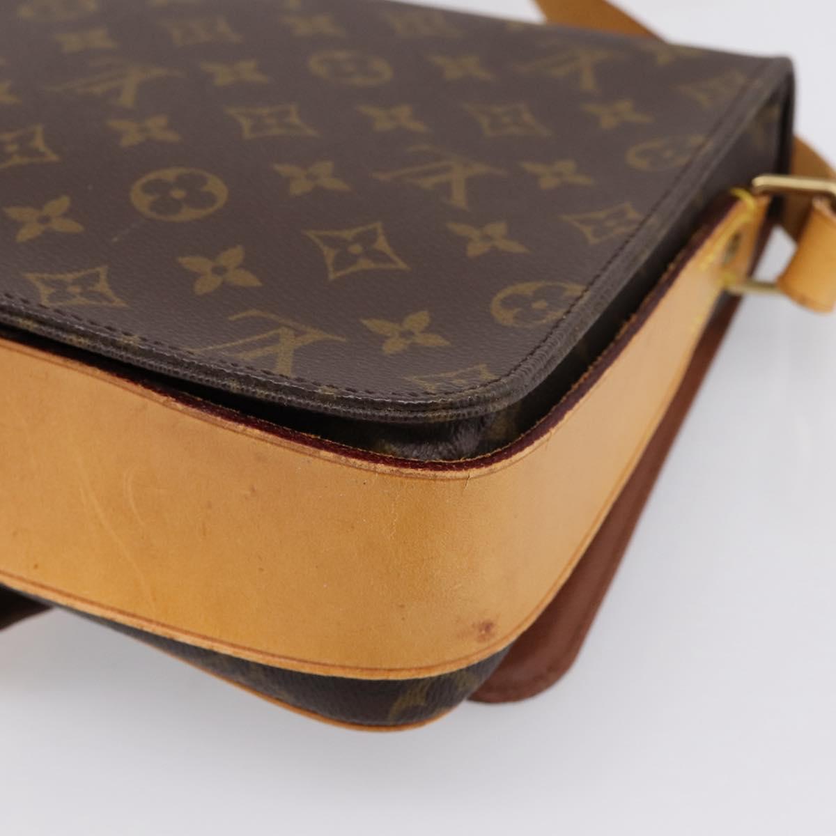 LOUIS VUITTON Monogram Cartouchiere GM Shoulder Bag M51252 LV Auth 196418A
