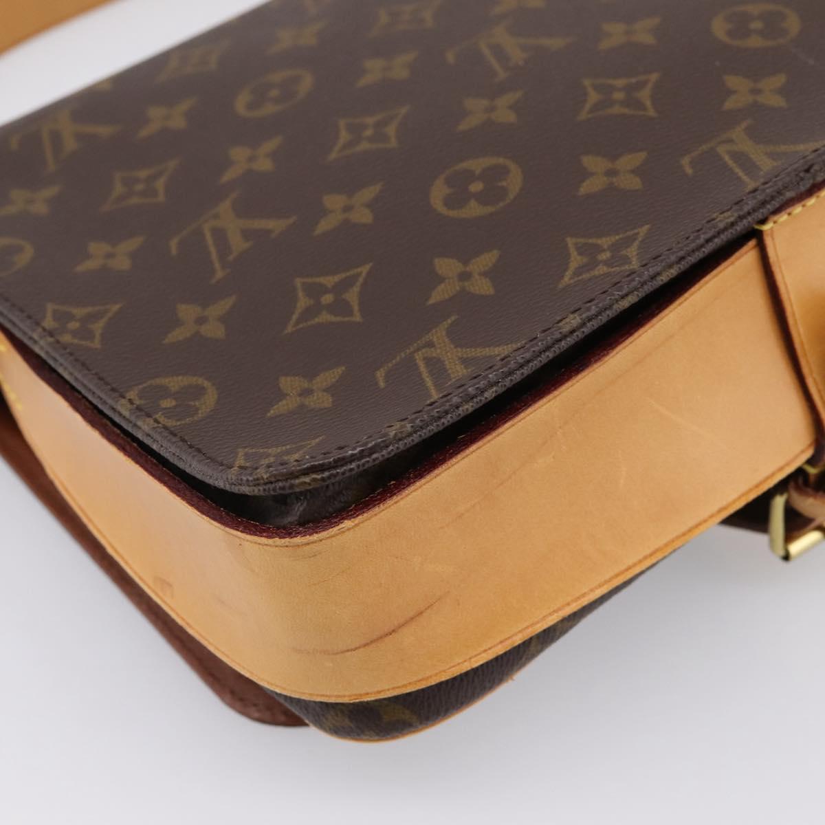 LOUIS VUITTON Monogram Cartouchiere GM Shoulder Bag M51252 LV Auth 196418A