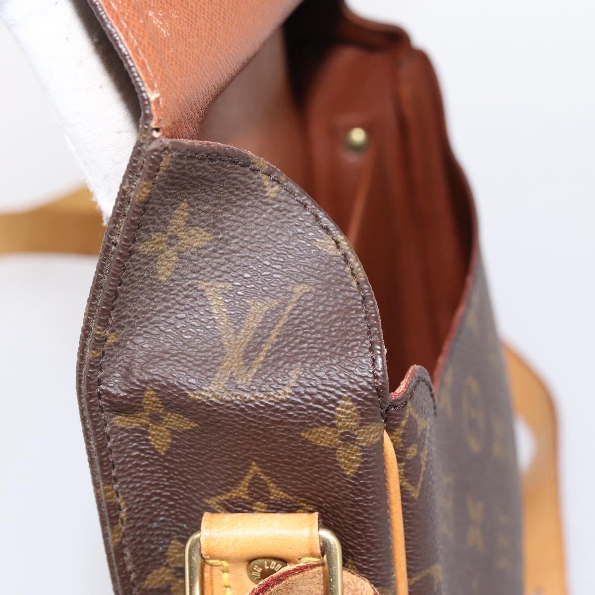 LOUIS VUITTON Monogram Cartouchiere GM Shoulder Bag M51252 LV Auth 196418A