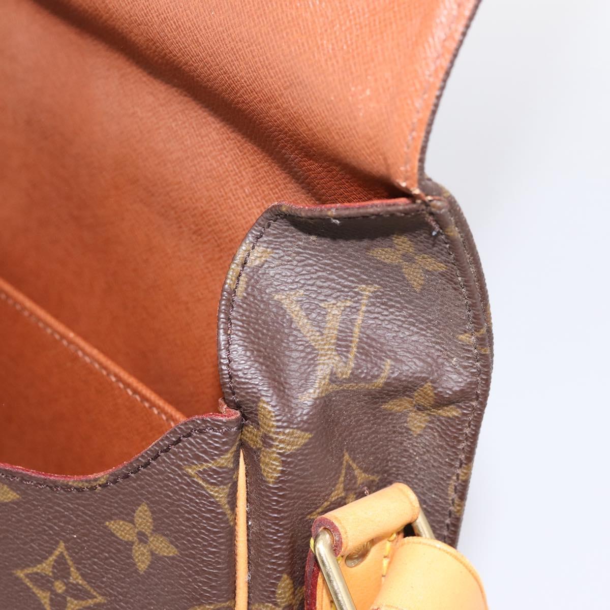 LOUIS VUITTON Monogram Cartouchiere GM Shoulder Bag M51252 LV Auth 196418A