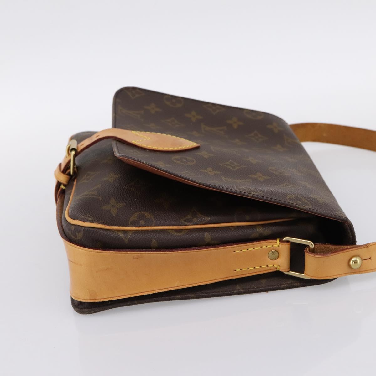 LOUIS VUITTON Monogram Cartouchiere GM Shoulder Bag M51252 LV Auth 196418A