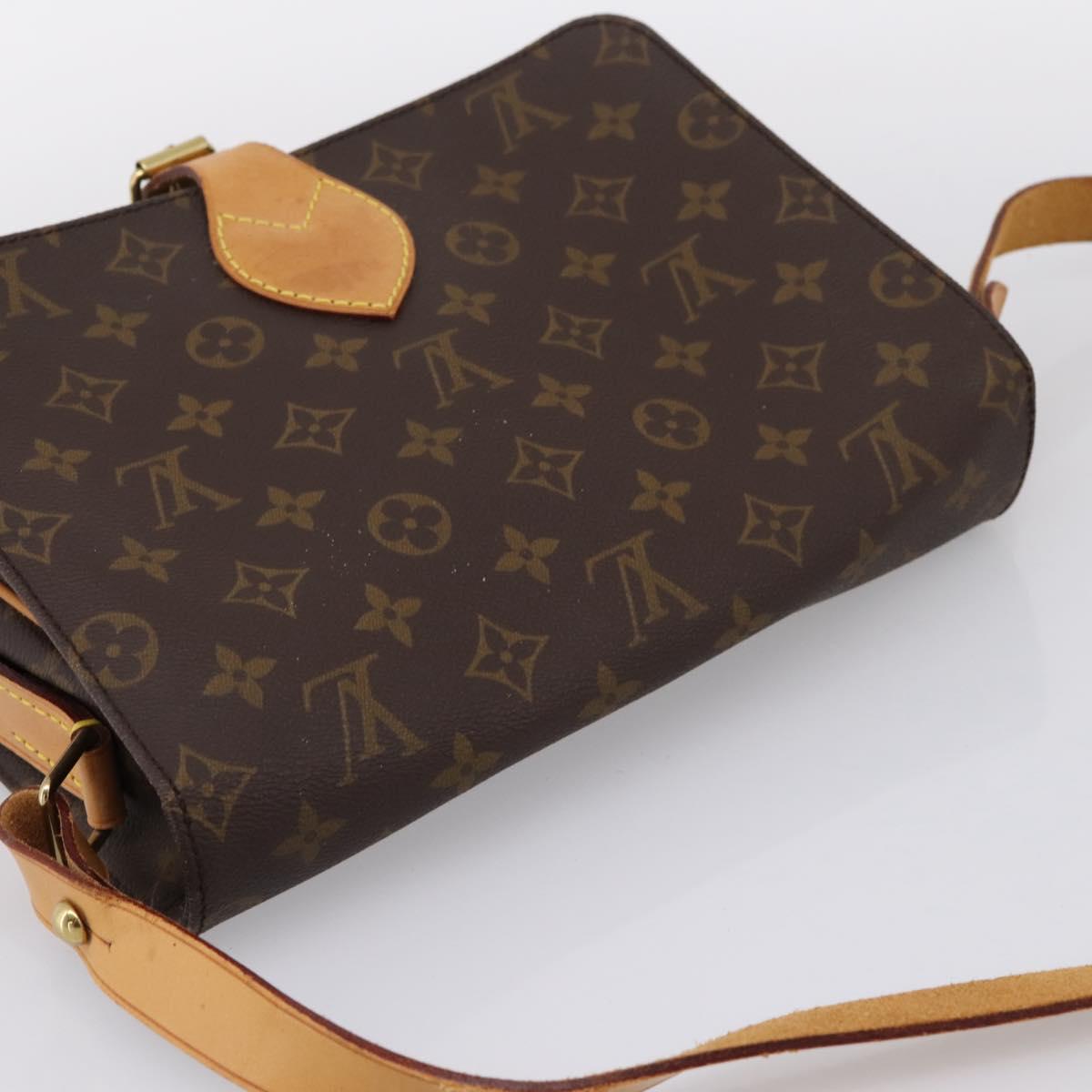 LOUIS VUITTON Monogram Cartouchiere GM Shoulder Bag M51252 LV Auth 196418A
