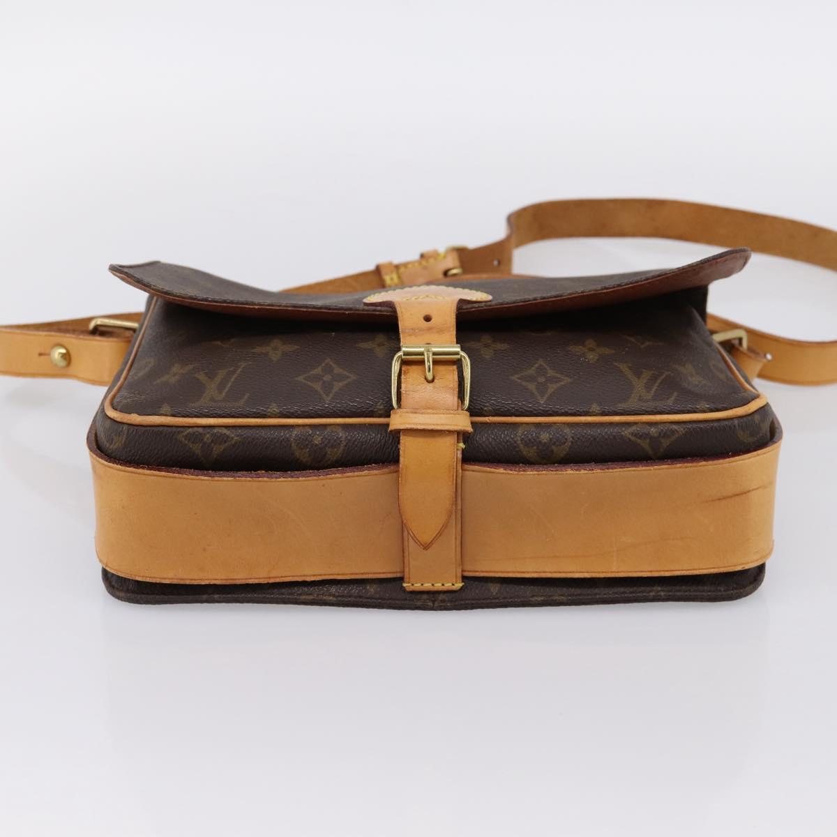 LOUIS VUITTON Monogram Cartouchiere GM Shoulder Bag M51252 LV Auth 196418A