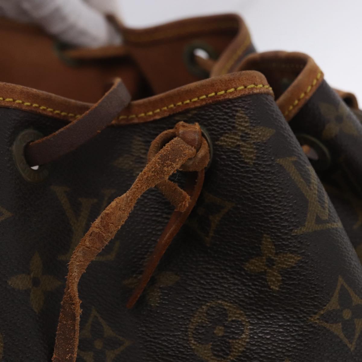 LOUIS VUITTON Monogram Petit Noe Shoulder Bag M42226 LV Auth 196422