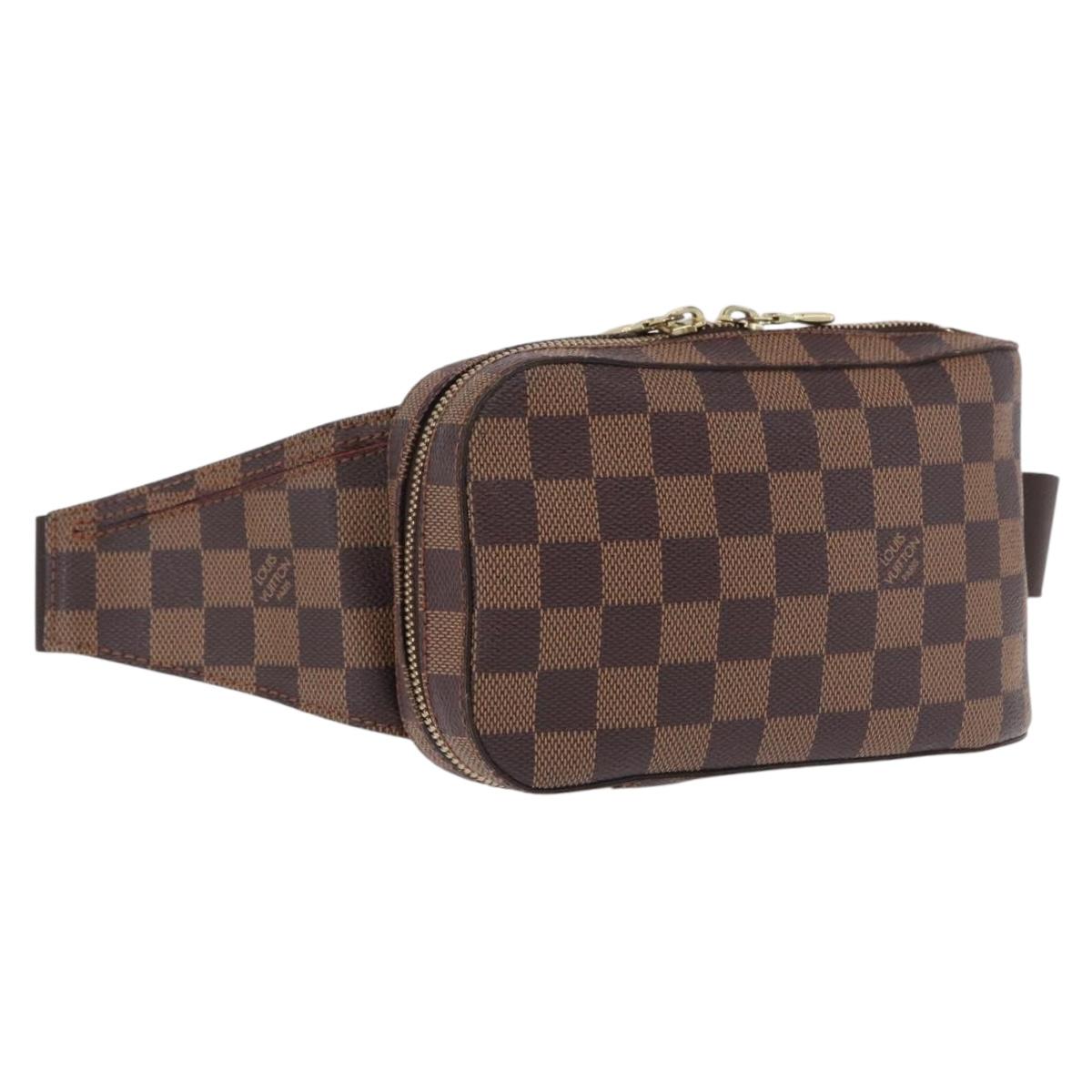 LOUIS VUITTON Damier Ebene Geronimos Shoulder Bag N51994 LV Auth 196427A