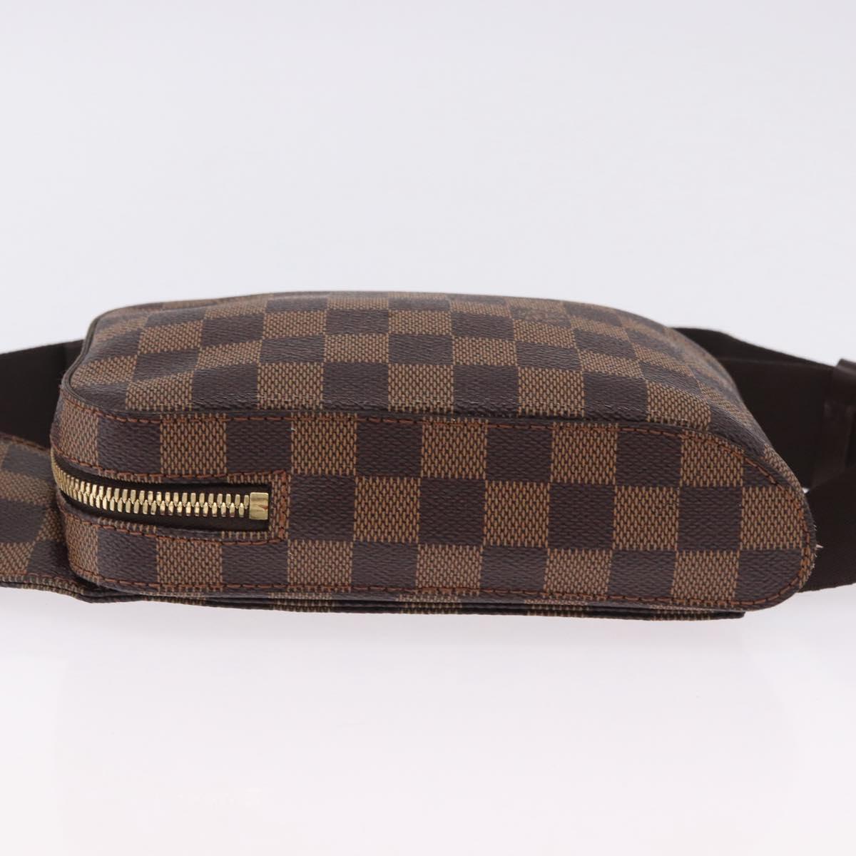 LOUIS VUITTON Damier Ebene Geronimos Shoulder Bag N51994 LV Auth 196427A