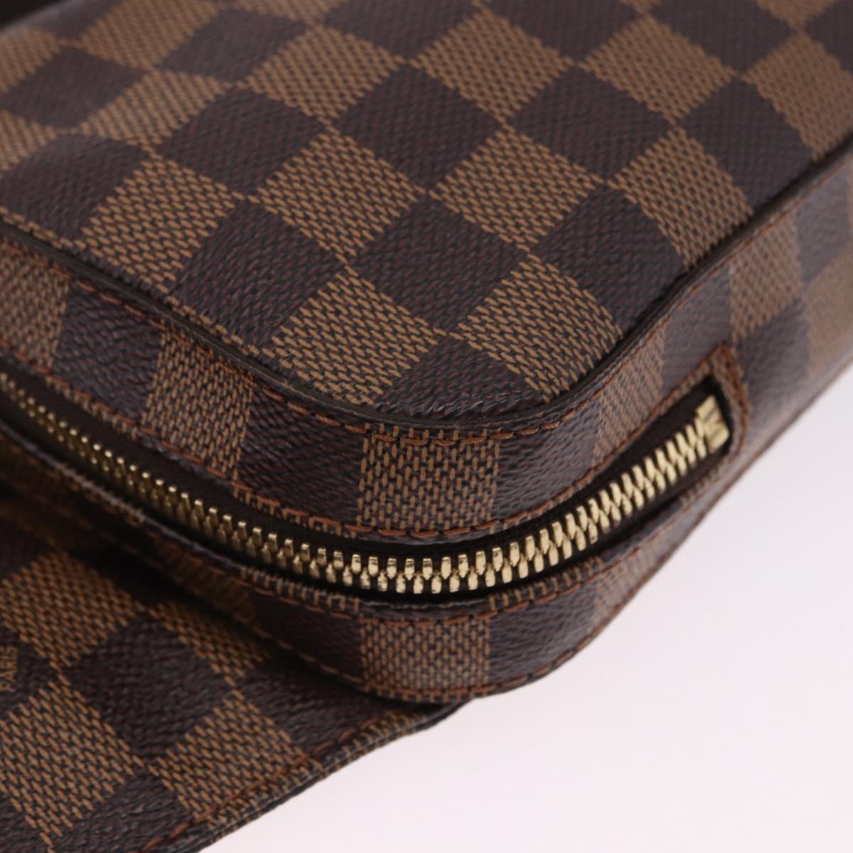 LOUIS VUITTON Damier Ebene Geronimos Shoulder Bag N51994 LV Auth 196427A