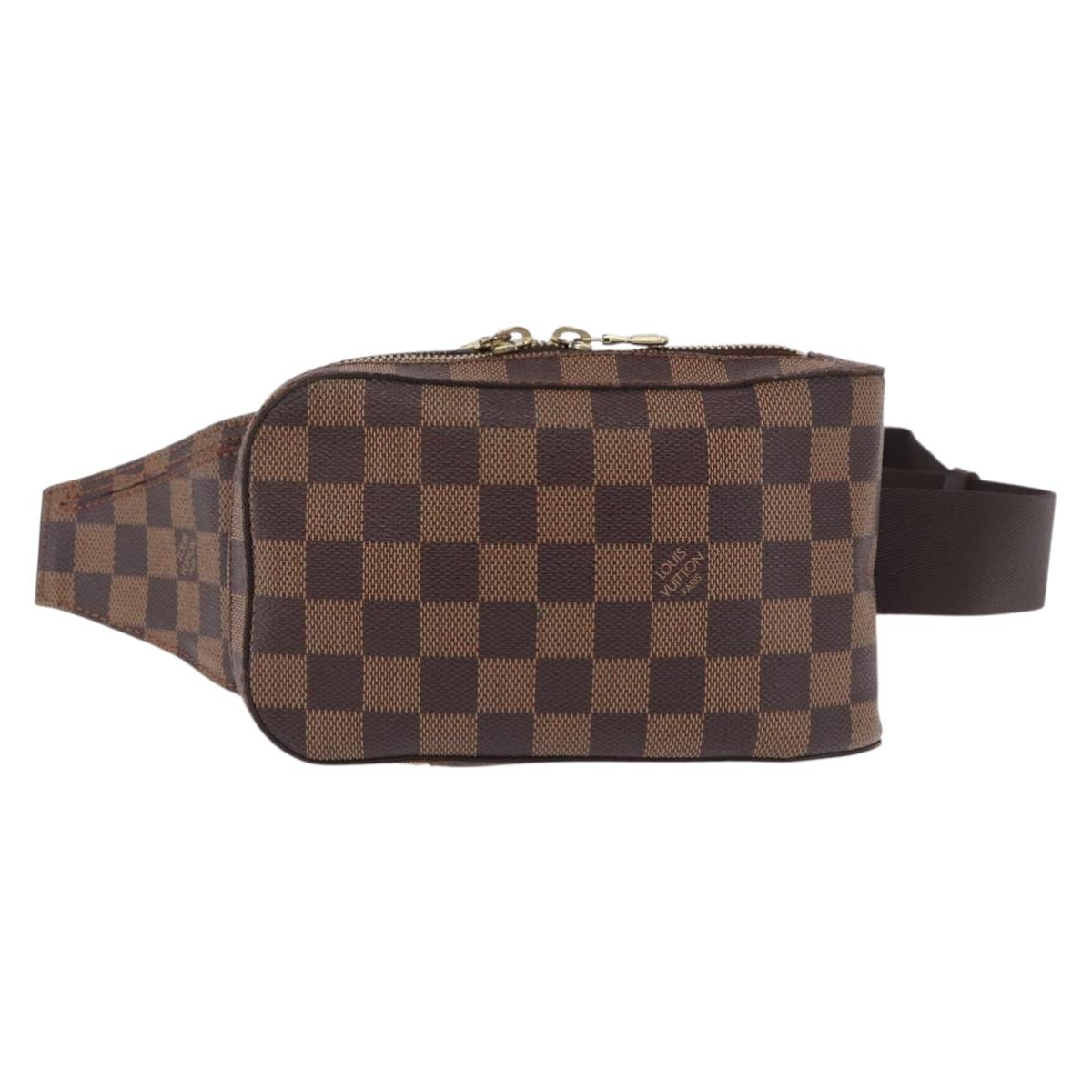 LOUIS VUITTON Damier Ebene Geronimos Shoulder Bag N51994 LV Auth 196427A