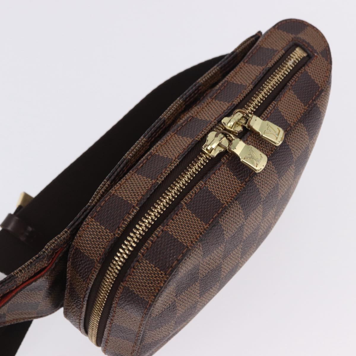 LOUIS VUITTON Damier Ebene Geronimos Shoulder Bag N51994 LV Auth 196427A