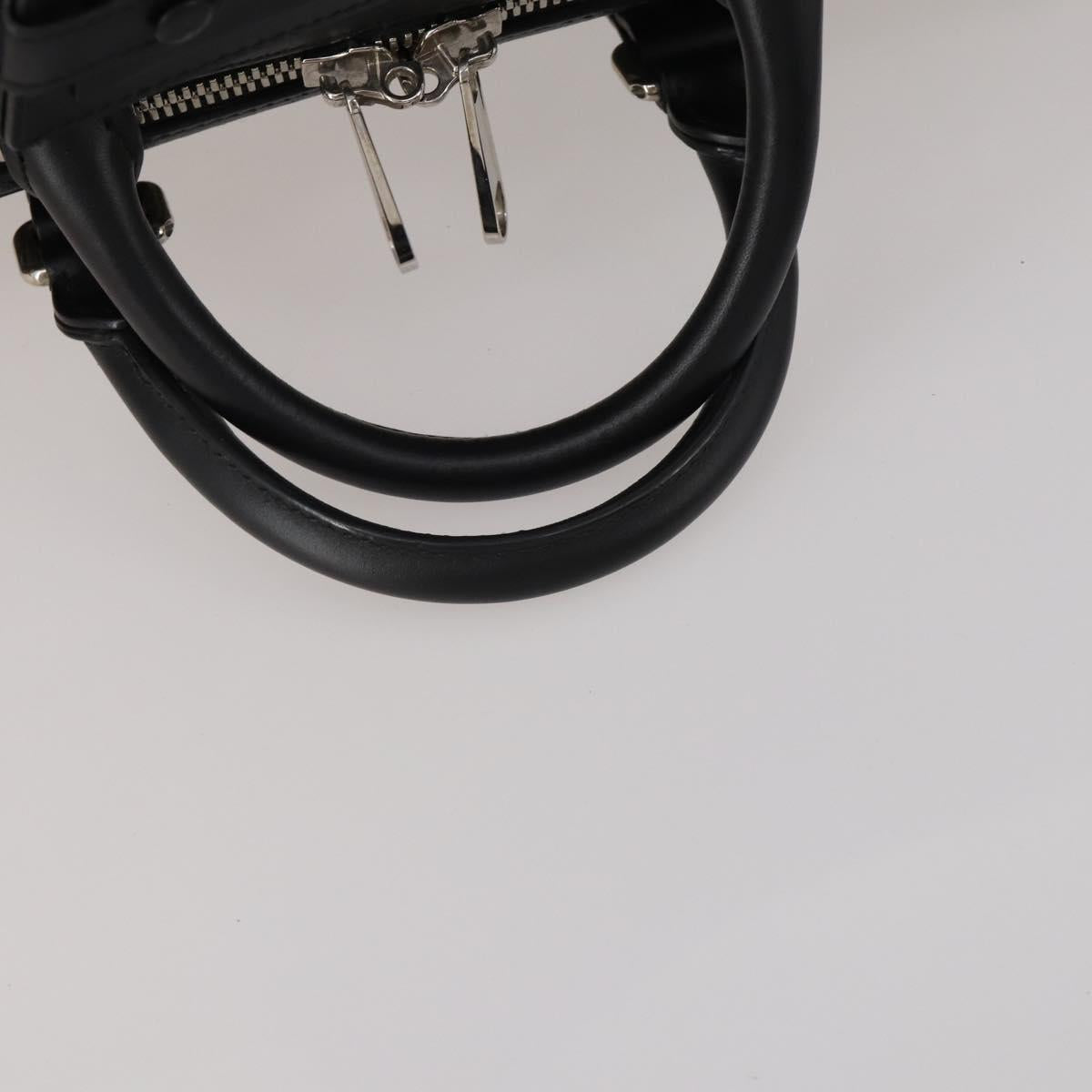GUCCI GG Supreme GG Caleido Boston Bag PVC 2way Beige Black 406380 Auth 196436SAM