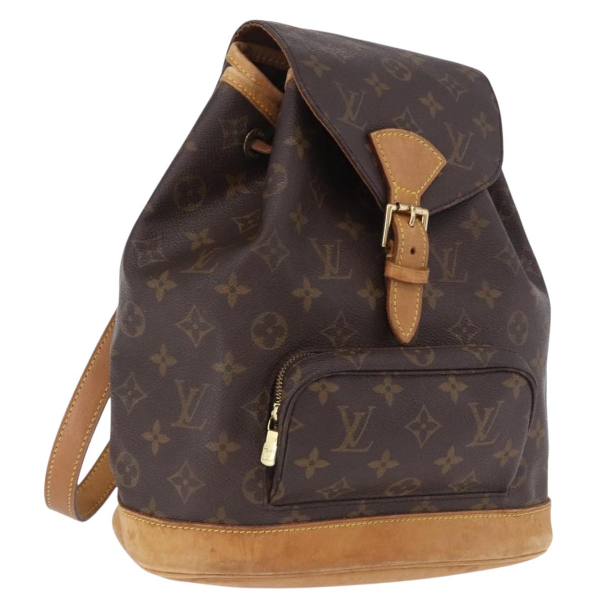 LOUIS VUITTON Monogram Montsouris MM Backpack M51136 LV Auth 196437A