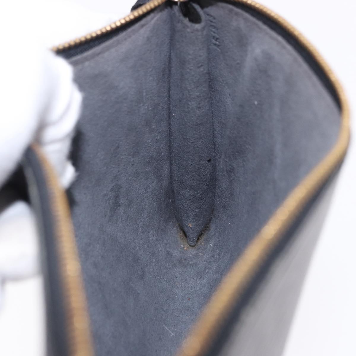 LOUIS VUITTON Epi Pochette Accessoires Accessory Pouch Black M52982 Auth 196446A