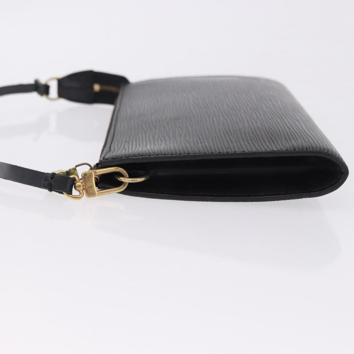 LOUIS VUITTON Epi Pochette Accessoires Accessory Pouch Black M52982 Auth 196446A