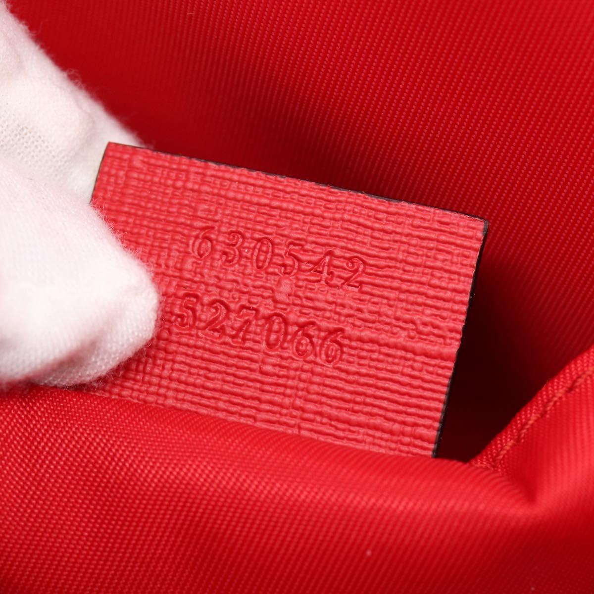 GUCCI x Higuchi Yuuko Hand Bag PVC 2way Red 630542 Auth 196451M