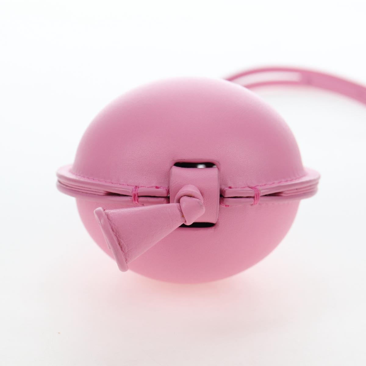 LOEWE Balloon Pouch Leather Pink Auth 196452M