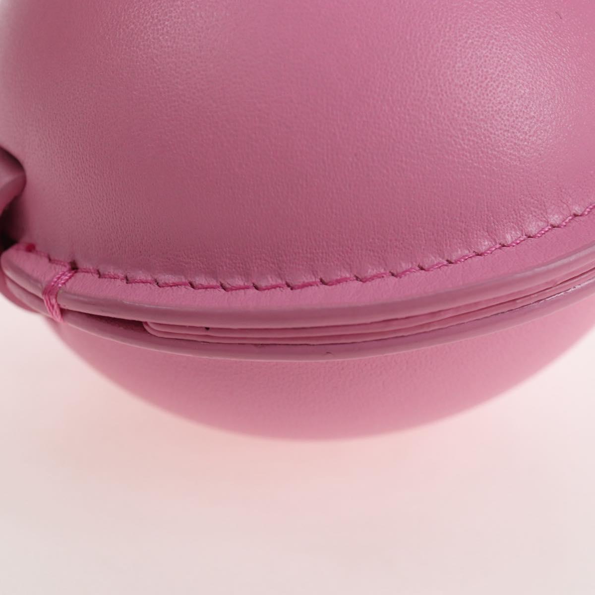 LOEWE Balloon Pouch Leather Pink Auth 196452M
