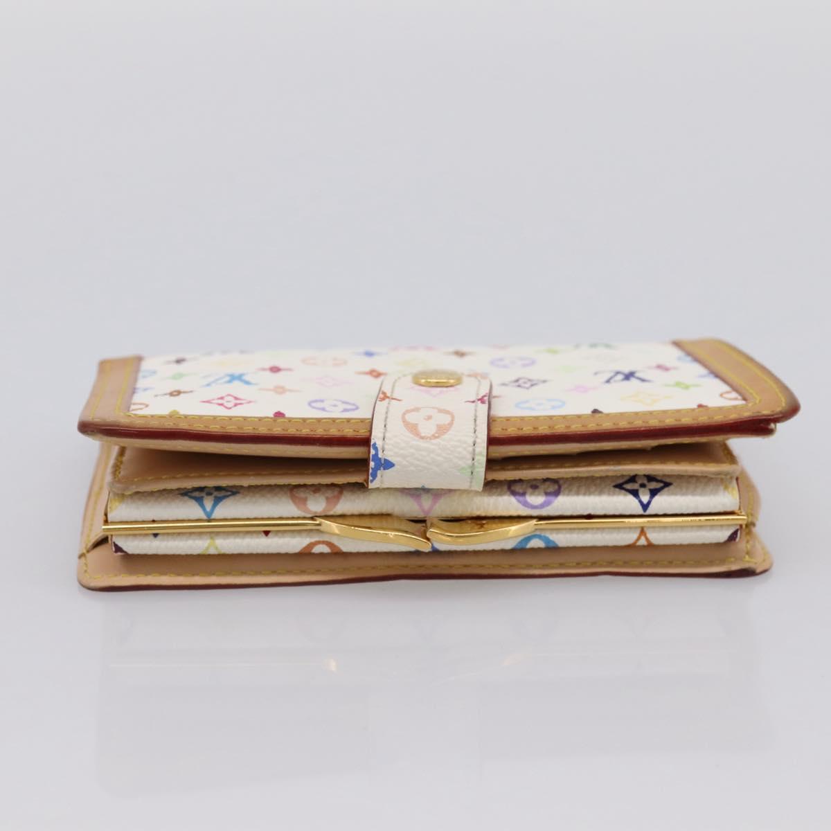 LOUIS VUITTON Multicolor Porte Monnaie Viennois Wallet M92987 LV Auth 196454A