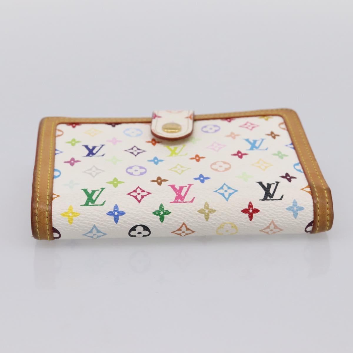 LOUIS VUITTON Multicolor Porte Monnaie Viennois Wallet M92987 LV Auth 196454A