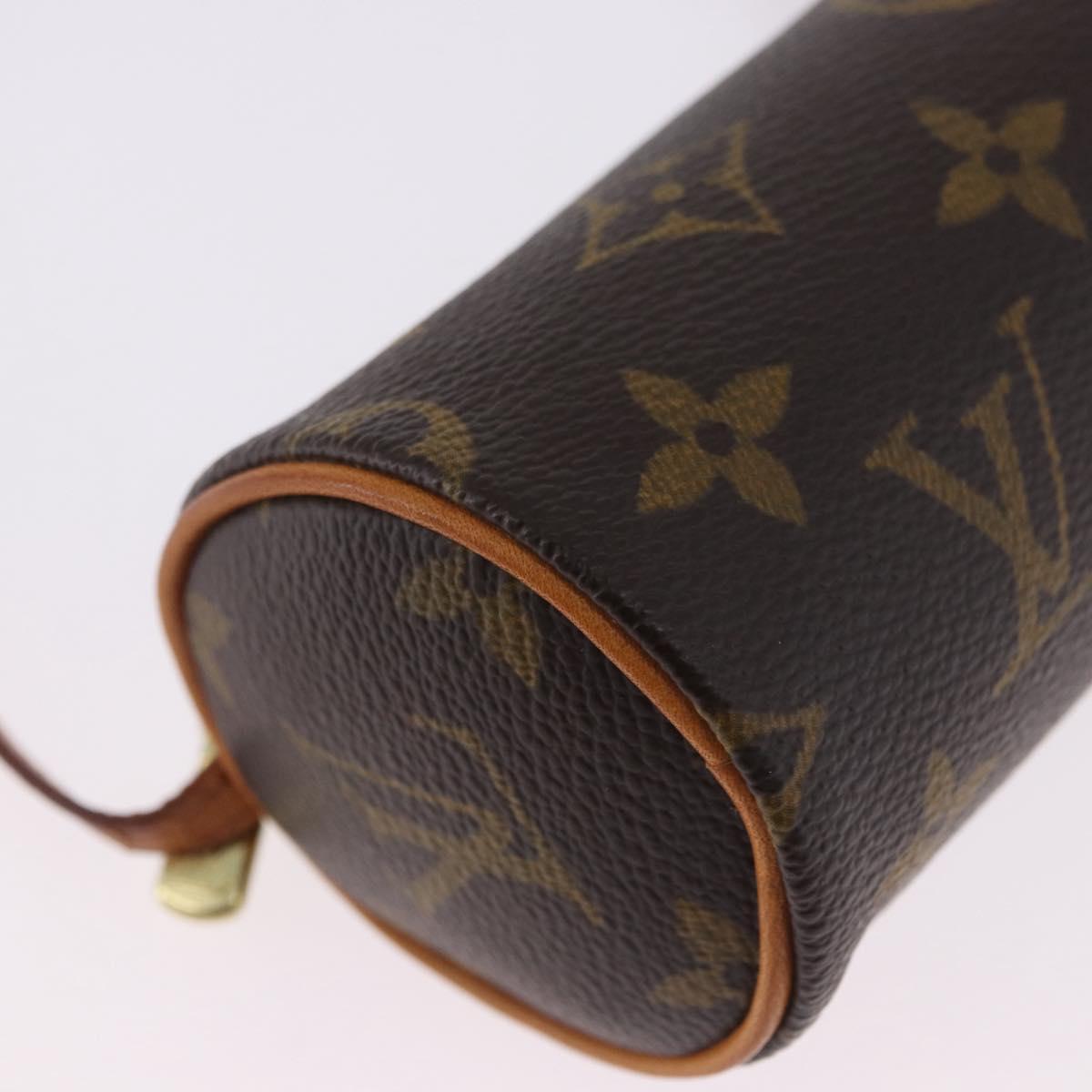 LOUIS VUITTON Monogram Papillon Pouch LV Auth 196455A