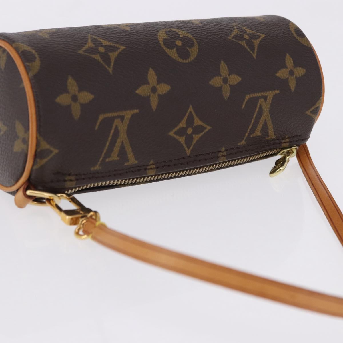 LOUIS VUITTON Monogram Papillon Pouch LV Auth 196455A