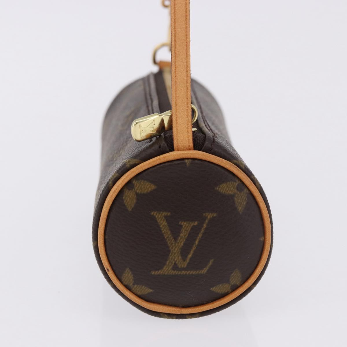 LOUIS VUITTON Monogram Papillon Pouch LV Auth 196456V