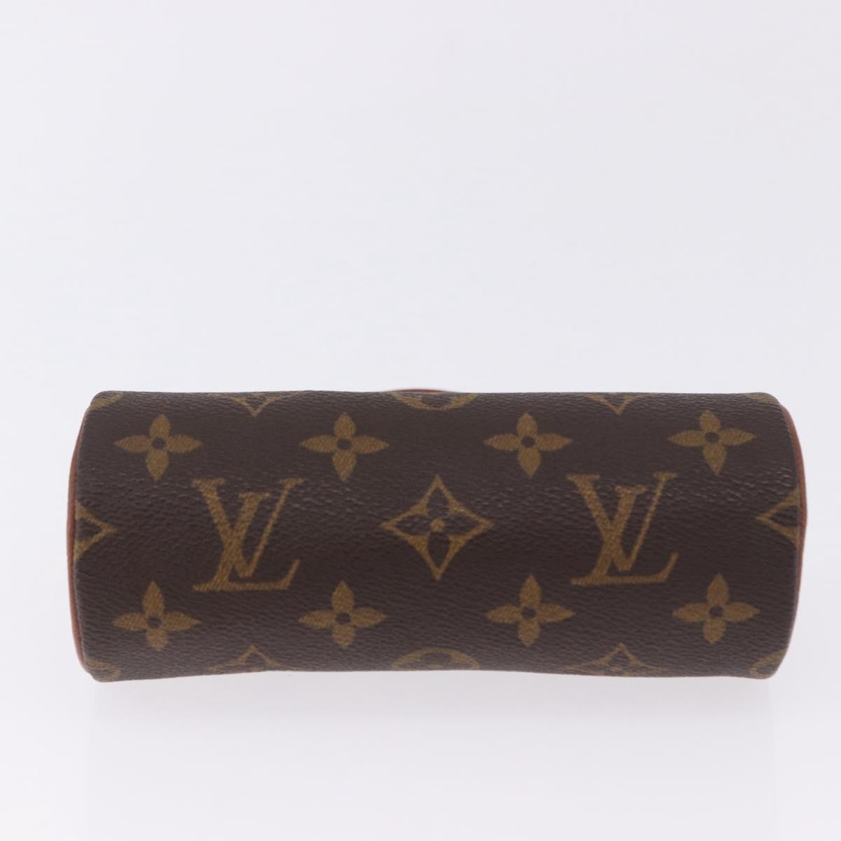 LOUIS VUITTON Monogram Papillon Pouch LV Auth 196457