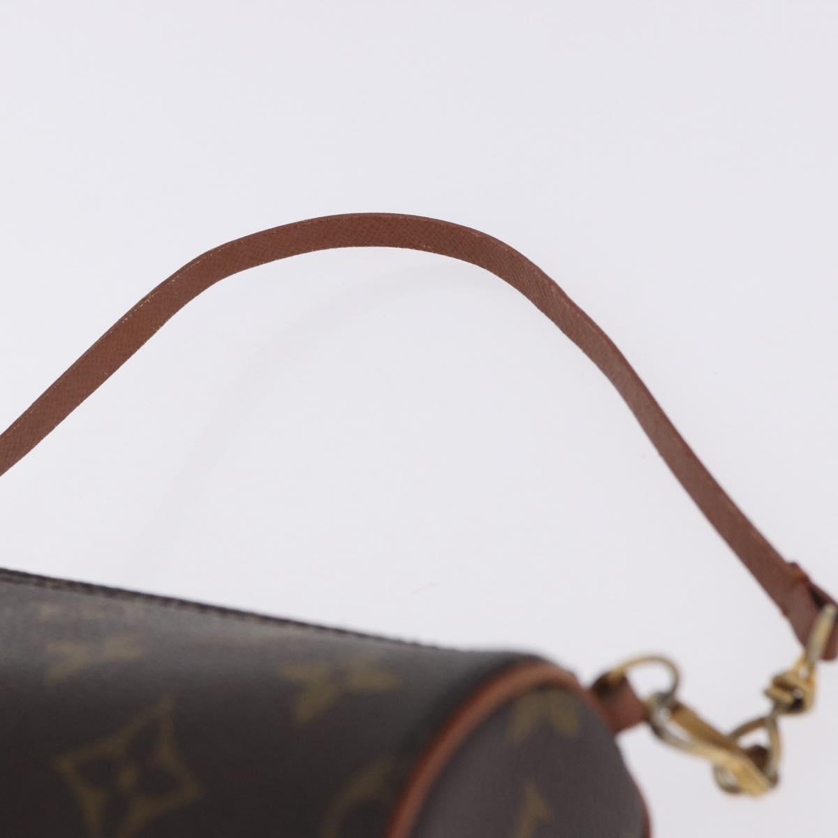 LOUIS VUITTON Monogram Papillon Pouch LV Auth 196458