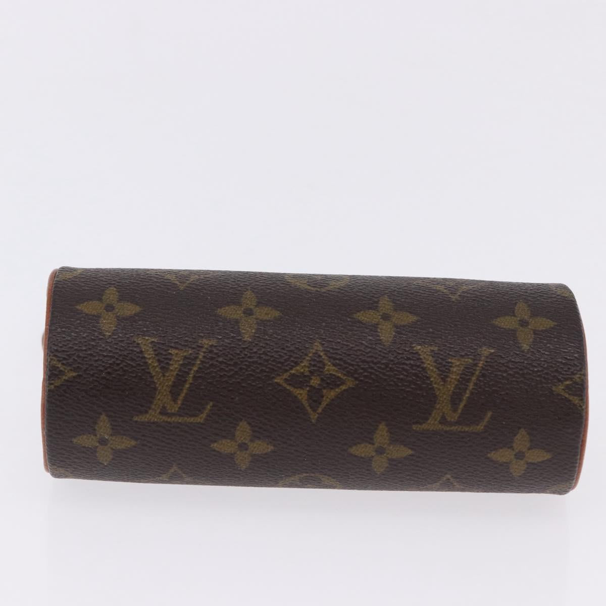 LOUIS VUITTON Monogram Papillon Pouch LV Auth 196458