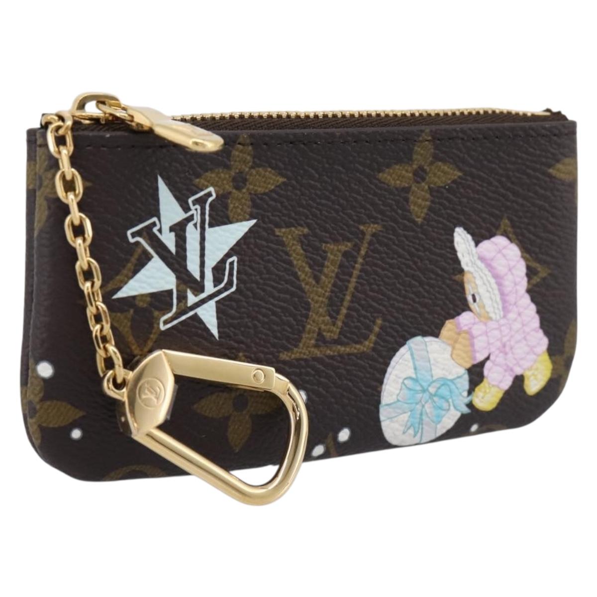 LOUIS VUITTON Monogram Vivienne Pochette Cles Coin Purse M12229 LV Auth 196459M